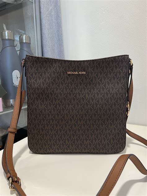 jet set travel michael kors brown|Walmart's Michael Kors Travel Crossbody Is a Must.